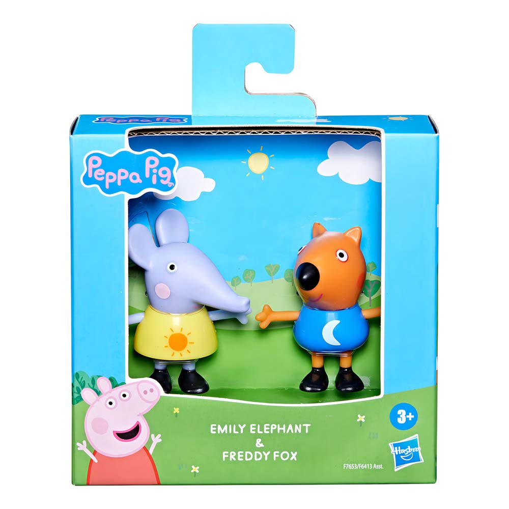 Peppa Pig Figuras Emily Elephant y Freddy Fox F6413