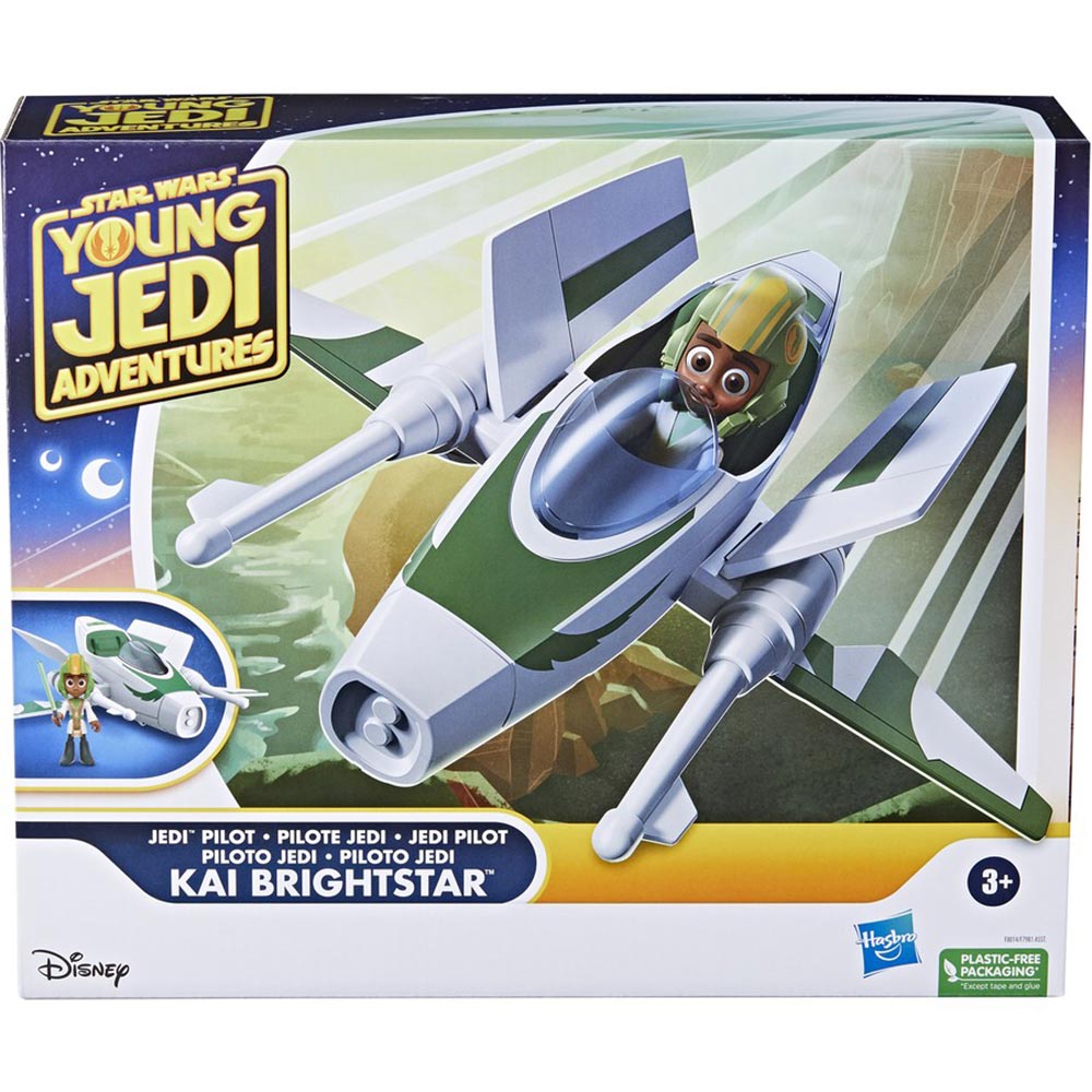 Star Wars Young Jedi Adventures Vehículo Kai Brightstar F7981: Figura de acción - Edad 4+