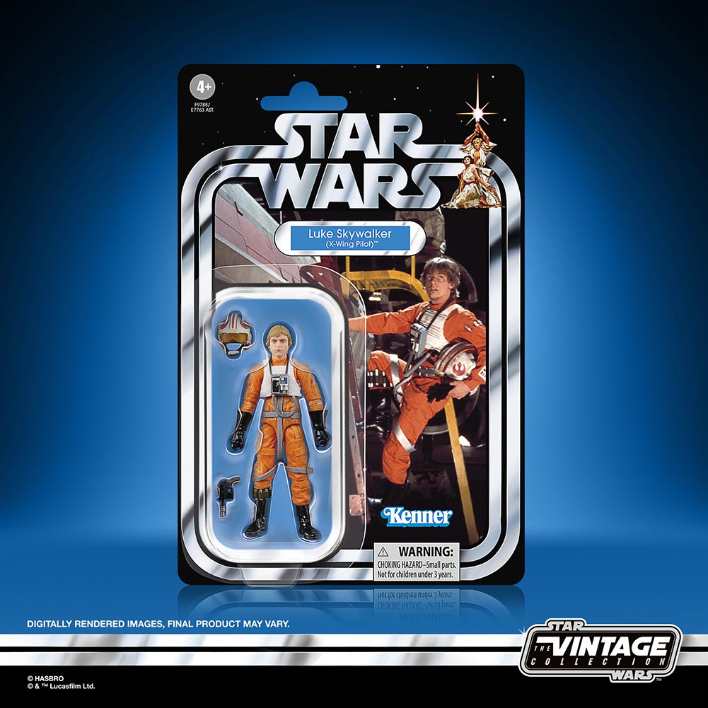 Star Wars The Vintage Collection Luke Skywalker (X-wing Pilot) F9788: Figura de acción - Edad 4+