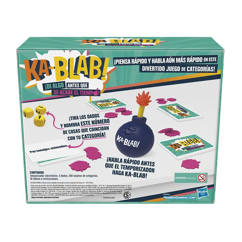 Hasbro Kablab F2562: Juego de mesa - Edad 10+