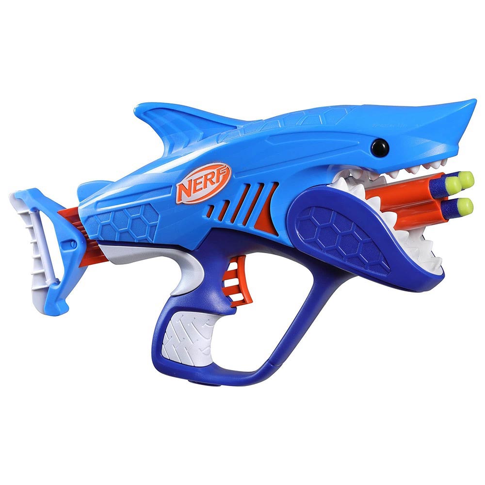 Nerf Shark F8645: Lanzador de juguete - Edad 6+