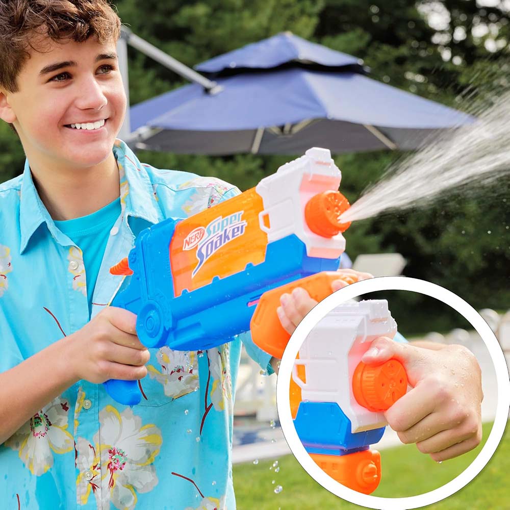 Nerf Super Soaker Flip Fill F8643: Lanzador de agua - Edad 6+