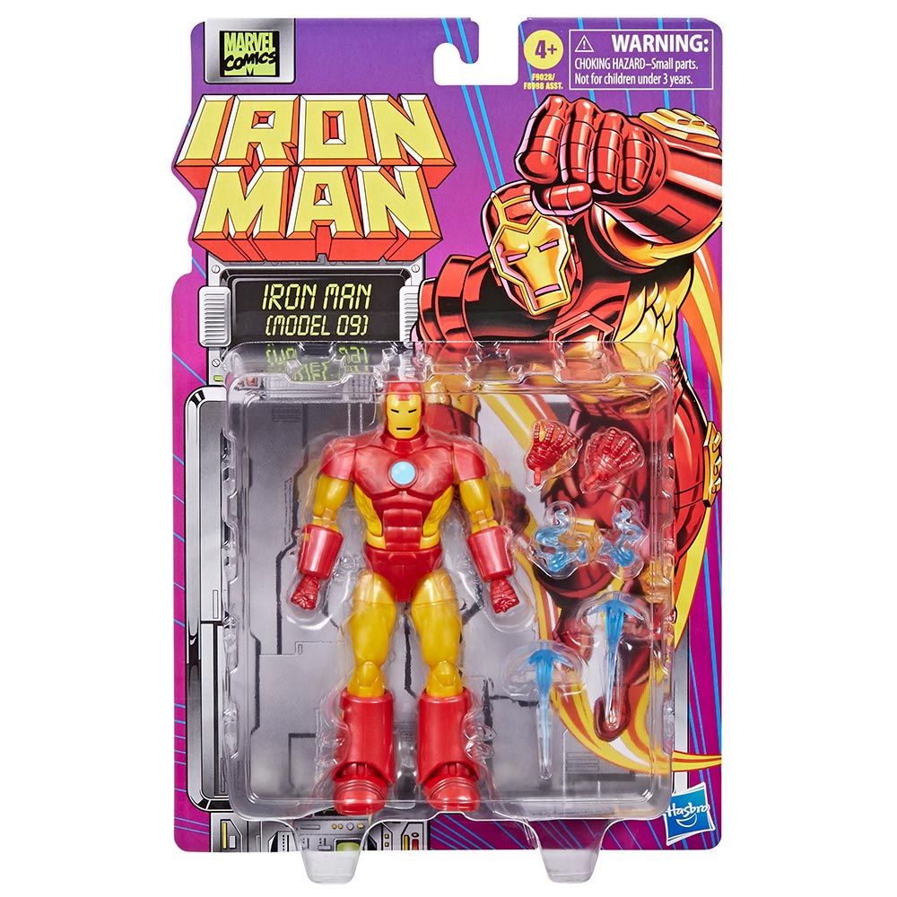 Marvel Legends Series Iron Man (Model 09) F9028: Figura de acción - Edad 4+
