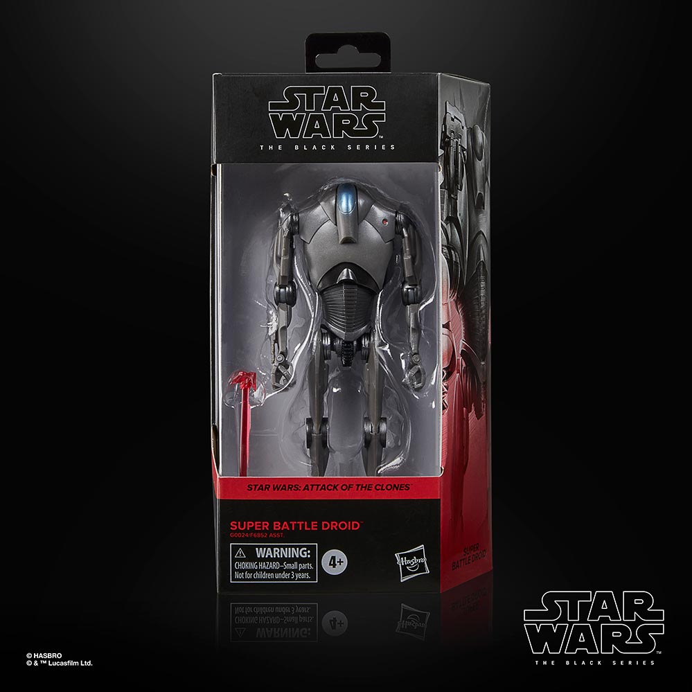 Star Wars The Black Series Super Battle Droid G0024: Figura de acción - Edad 4+