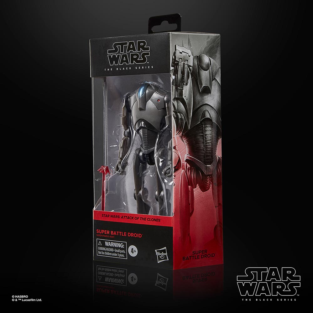 Star Wars The Black Series Super Battle Droid G0024: Figura de acción - Edad 4+