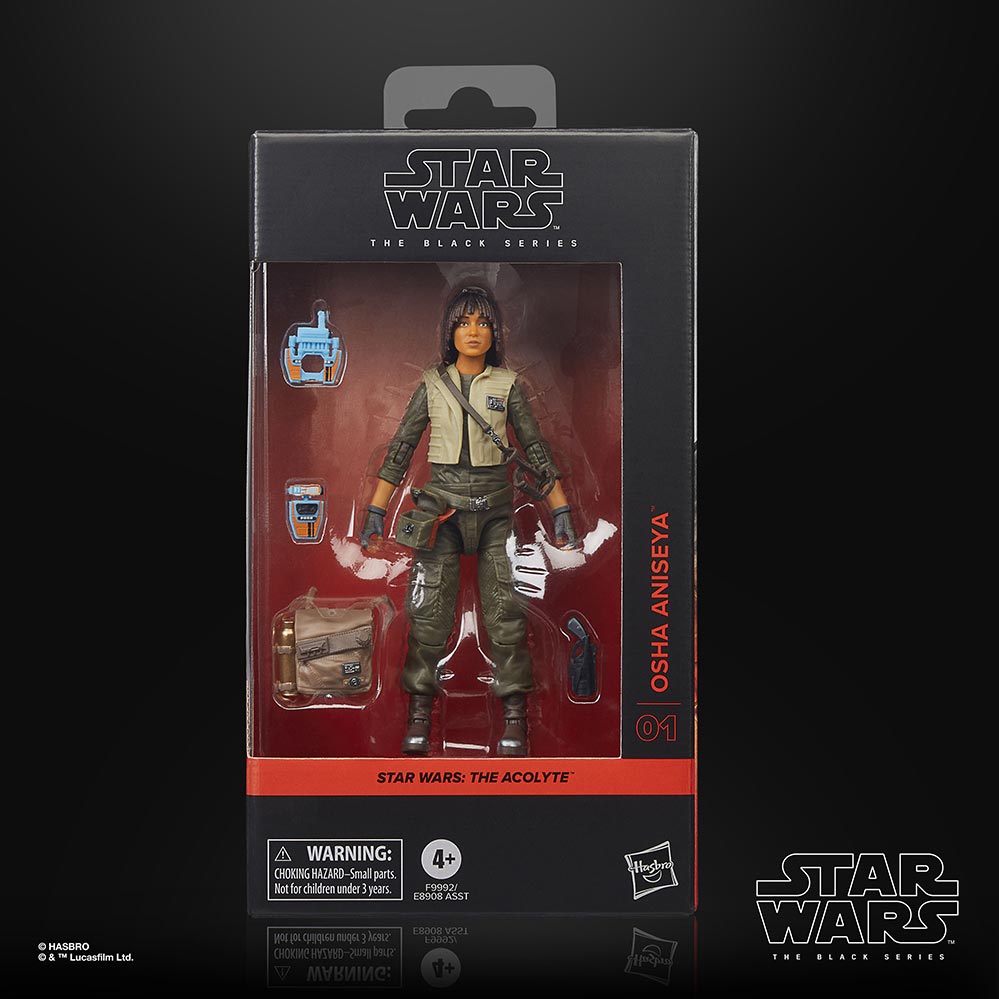 Star Wars The Black Series Osha Aniseya F9992: Figura de acción - Edad 4+