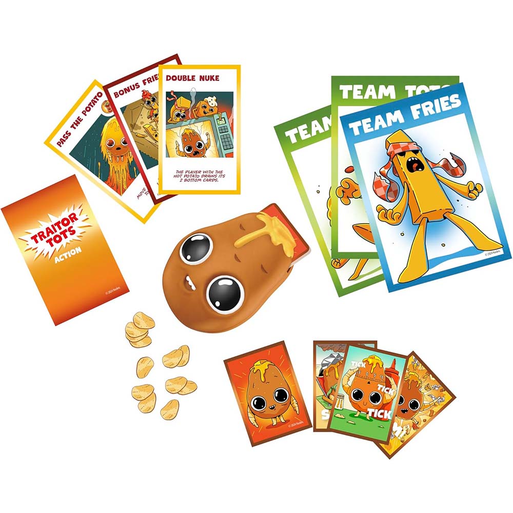 Traitor Tots - El Juego de Cartas de Papa Caliente, Sabotaje y Mucha Risa, juegos de cartas