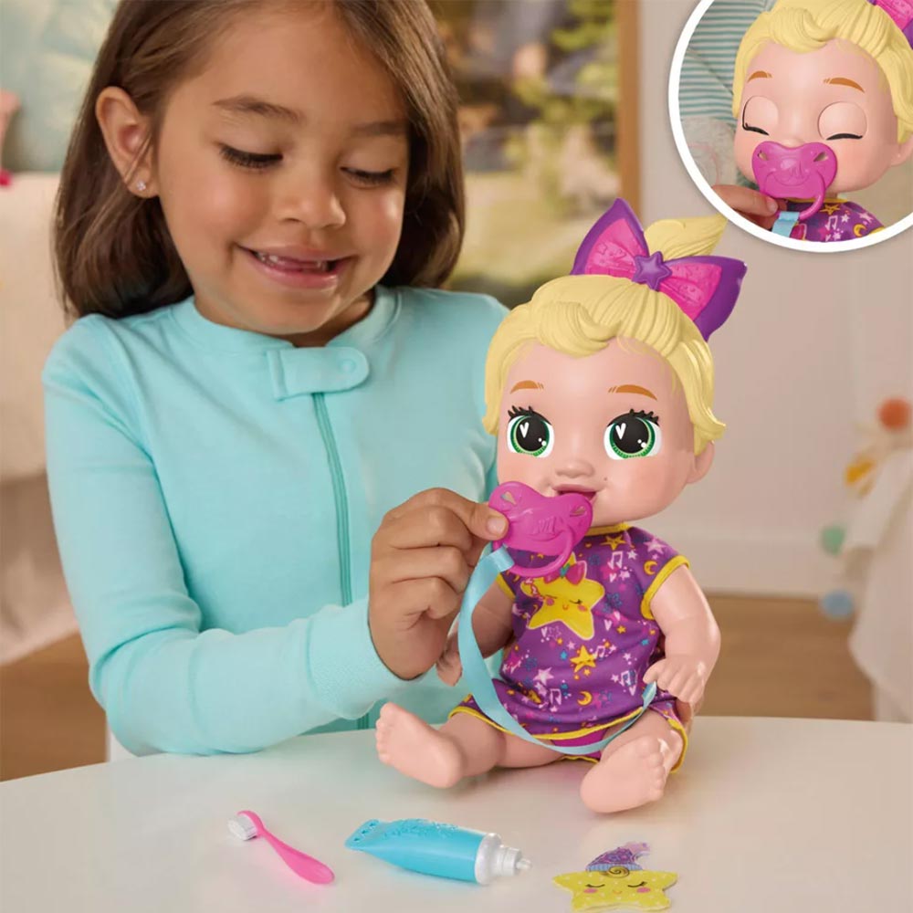 Baby Alive Lil Dreamer Blonde Hair Lala F9856: Muñeca - Edad 3+