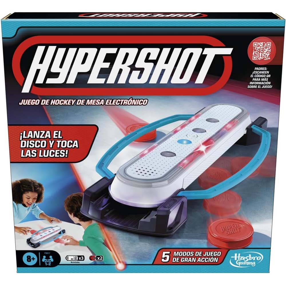 Hasbro Gaming Hypershot Juego de Hockey Electrónico F9917: Juego de mesa - Edad 8+