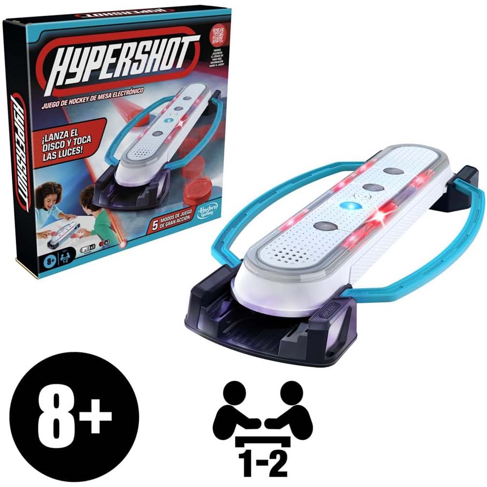 Hasbro Gaming Hypershot Juego de Hockey Electrónico F9917: Juego de mesa - Edad 8+