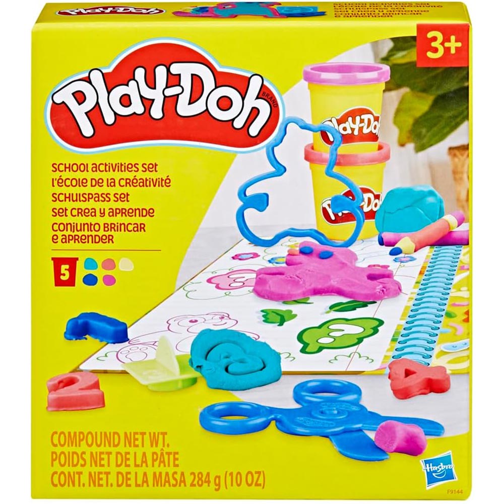 Play-Doh Conjunto Brincar y Aprender F9144: Set de masa moldeable - Edad 3+