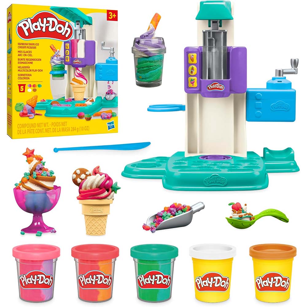 Play Doh Heladería G0028: Set de masa moldeable - Edad 3+