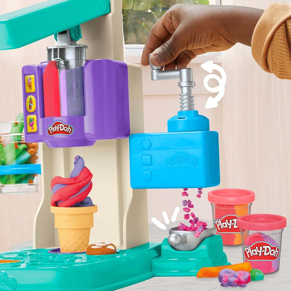 Play Doh Heladería G0028: Set de masa moldeable - Edad 3+