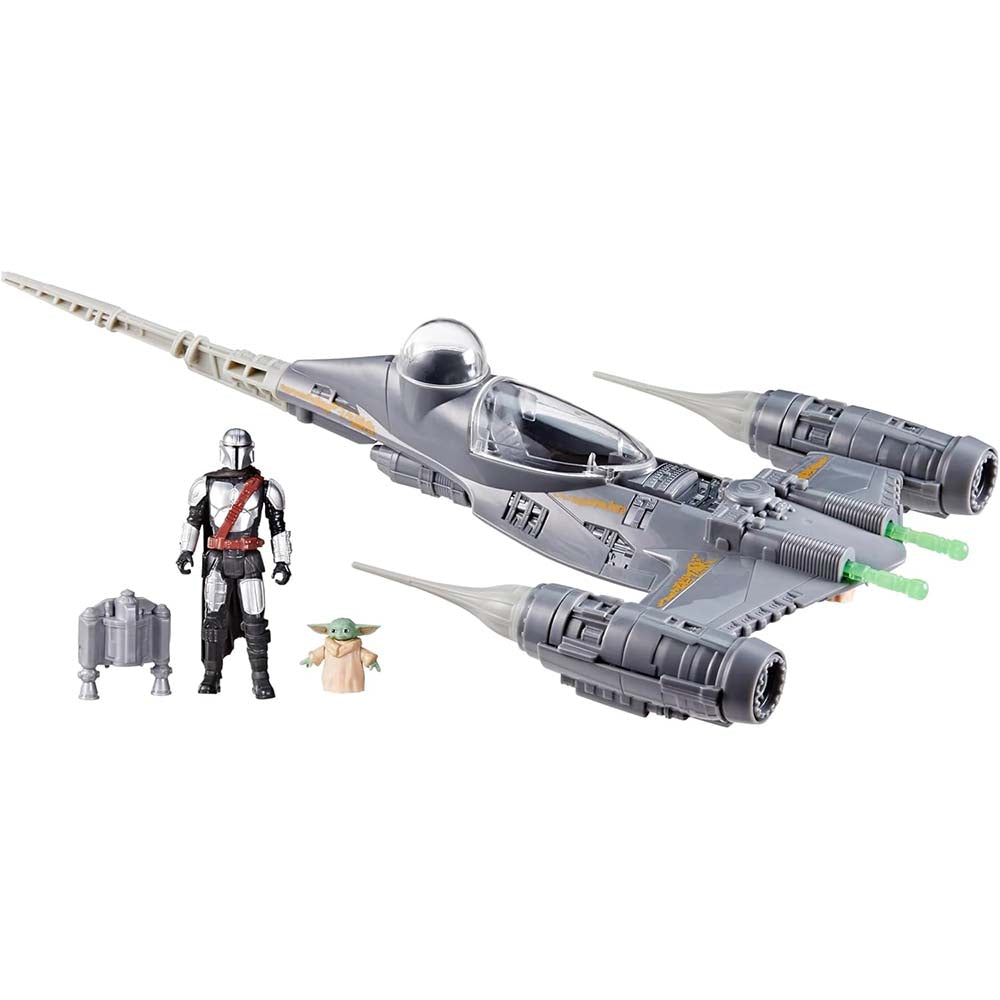 Star Wars Epic Hero Series The Mandalorian's N-1 Starfighter F9950: Figura de acción - Edad 4+