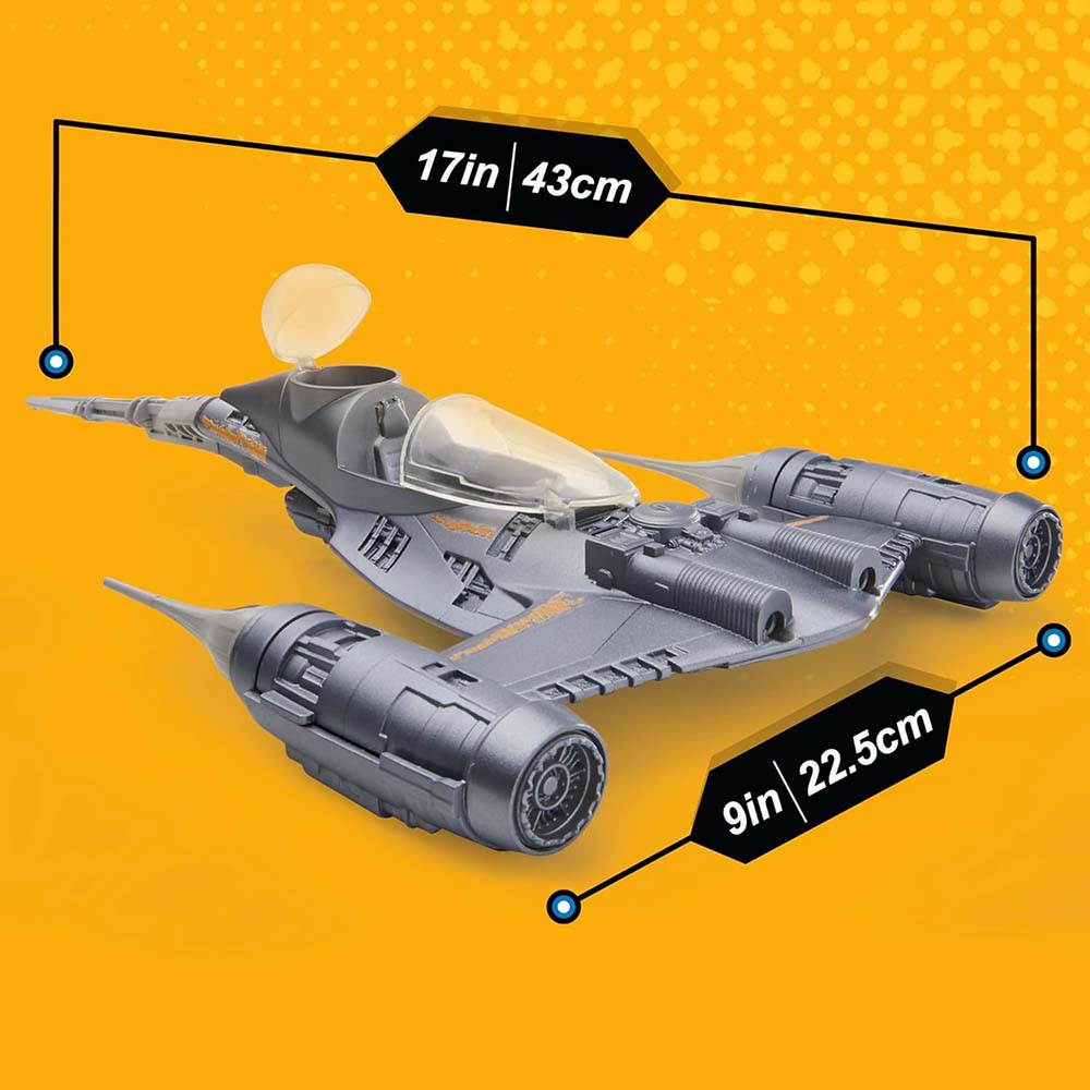Star Wars Epic Hero Series The Mandalorian's N-1 Starfighter F9950: Figura de acción - Edad 4+