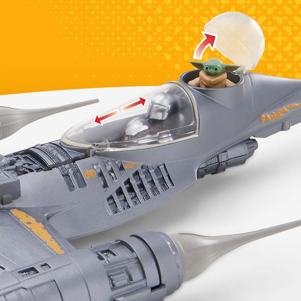 Star Wars Epic Hero Series The Mandalorian's N-1 Starfighter F9950: Figura de acción - Edad 4+