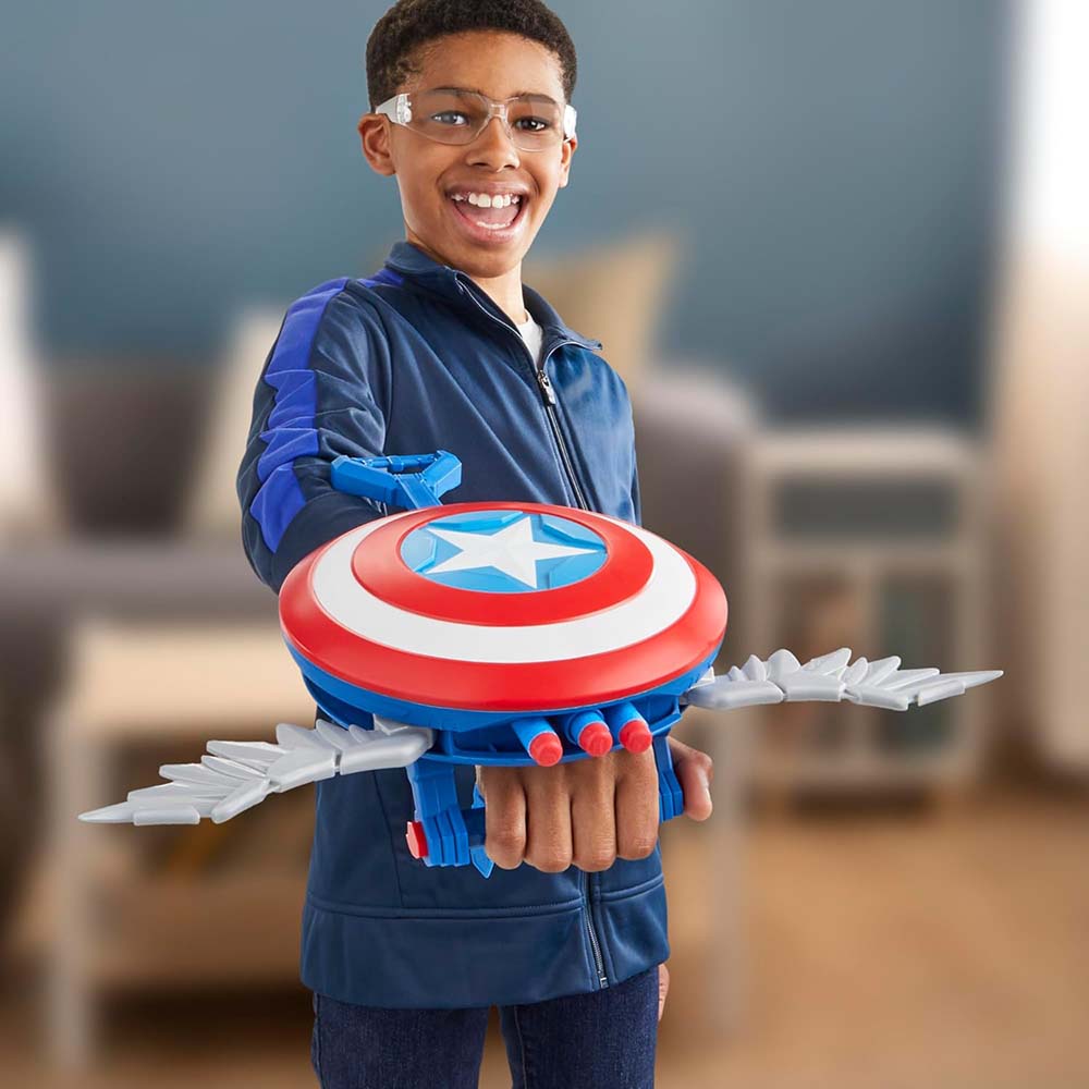 Marvel Studios Captain America Brave New World NERF Skyshot Blaster F9302