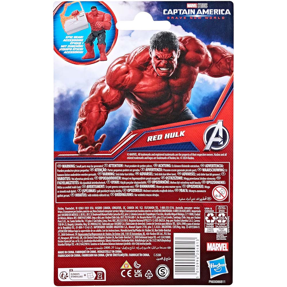 Marvel Avengers Epic Hero Series Captain America: Brave New World Red Hulk G0072