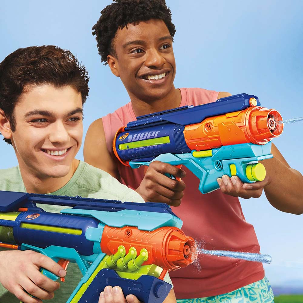 Nerf Super Soaker Power Drench G1116: Lanzador de agua - Edad 3+