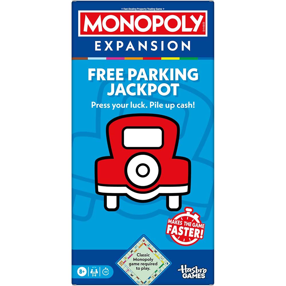 Monopoly: Expansión Jackpot de Estacionamiento Gratuito G0718, expansiones de juegos de mesa
