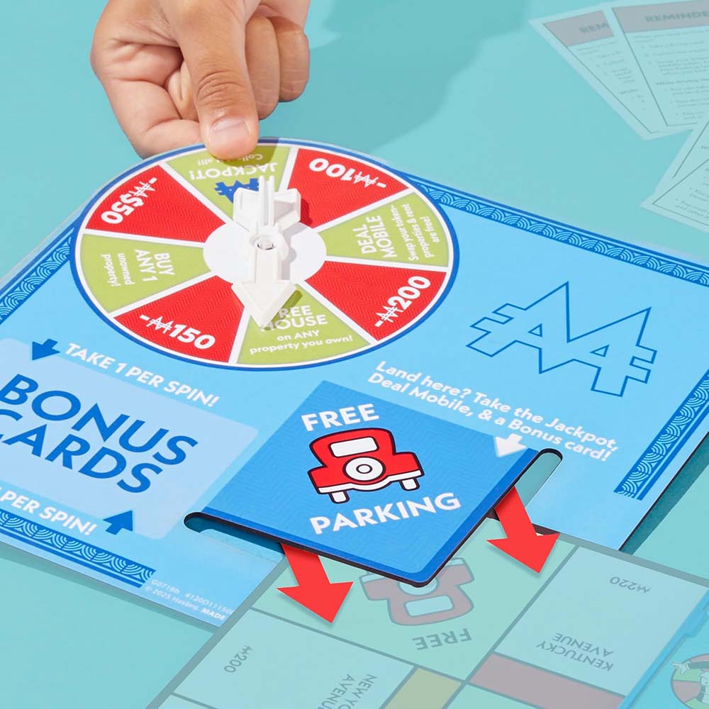 Monopoly: Expansión Jackpot de Estacionamiento Gratuito G0718, expansiones de juegos de mesa