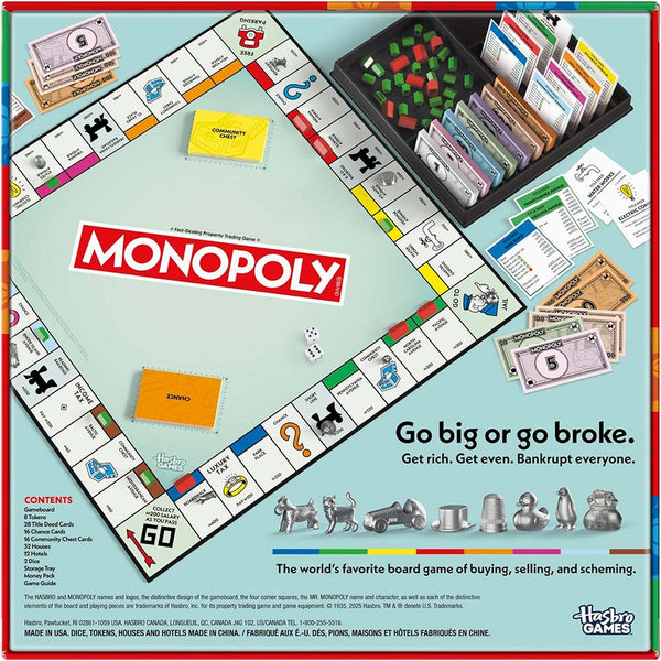 Monopoly Juego de Mesa Clásico G0009