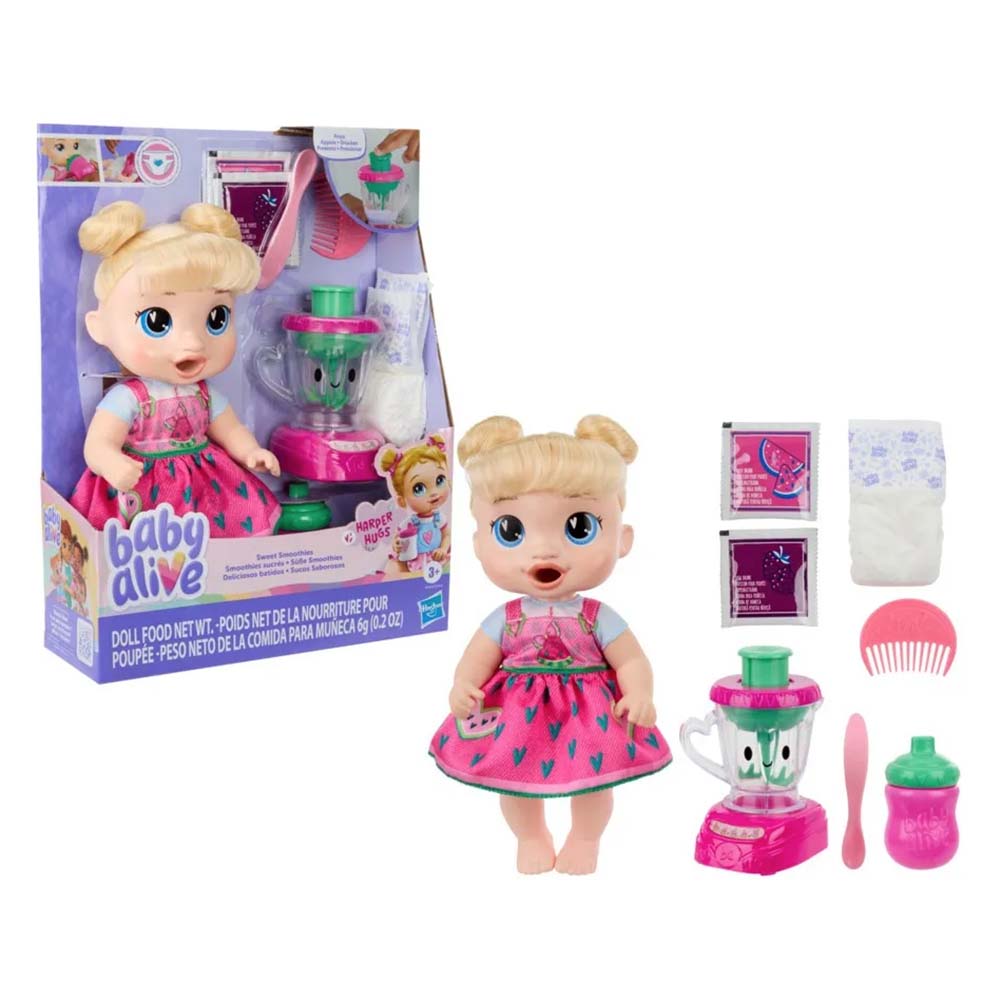 Baby Alive Harper con Batidora G1452, muñecas y muñecos