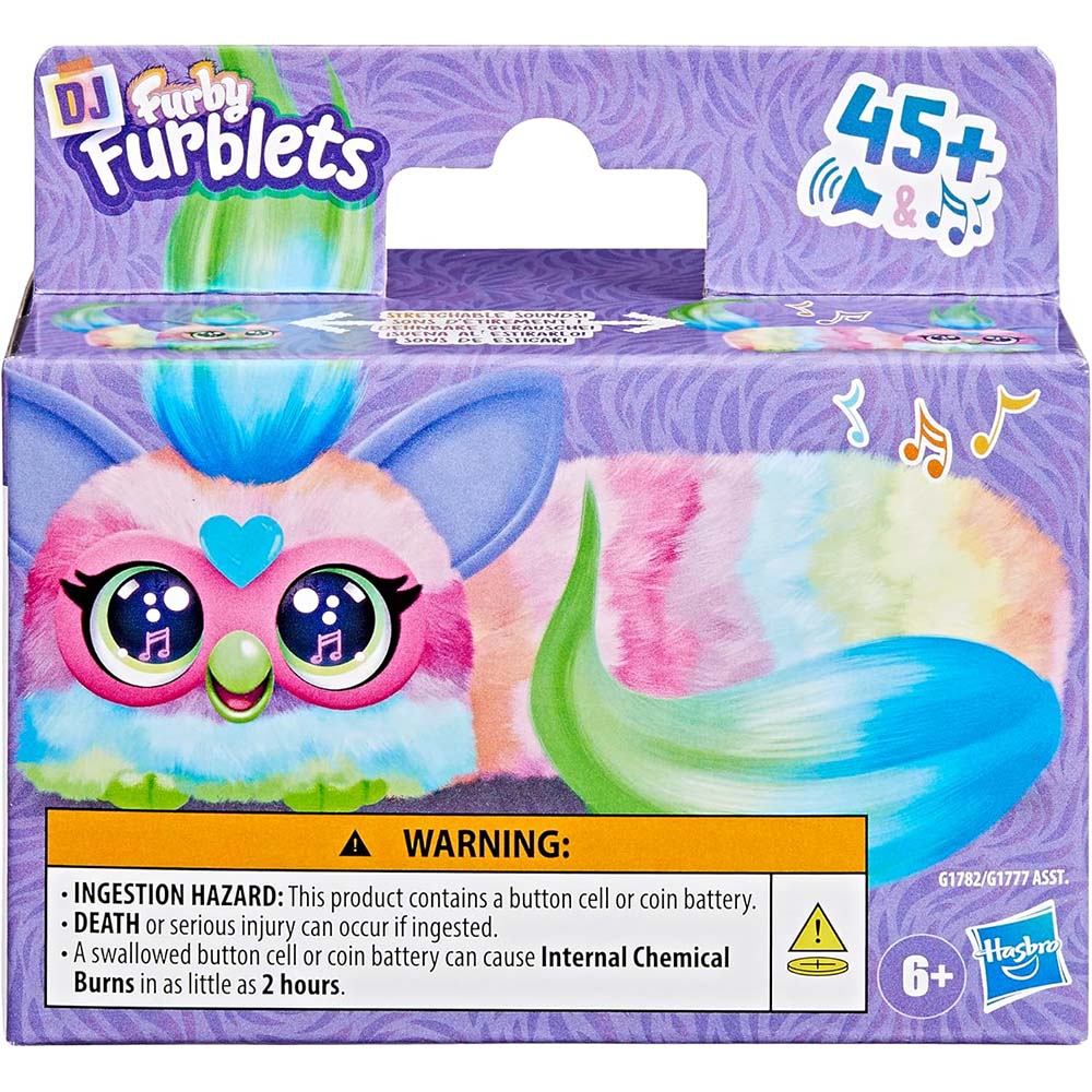 FURBY DJ Furblets Can-Dee-Swirl G1777, juguetes interactivos