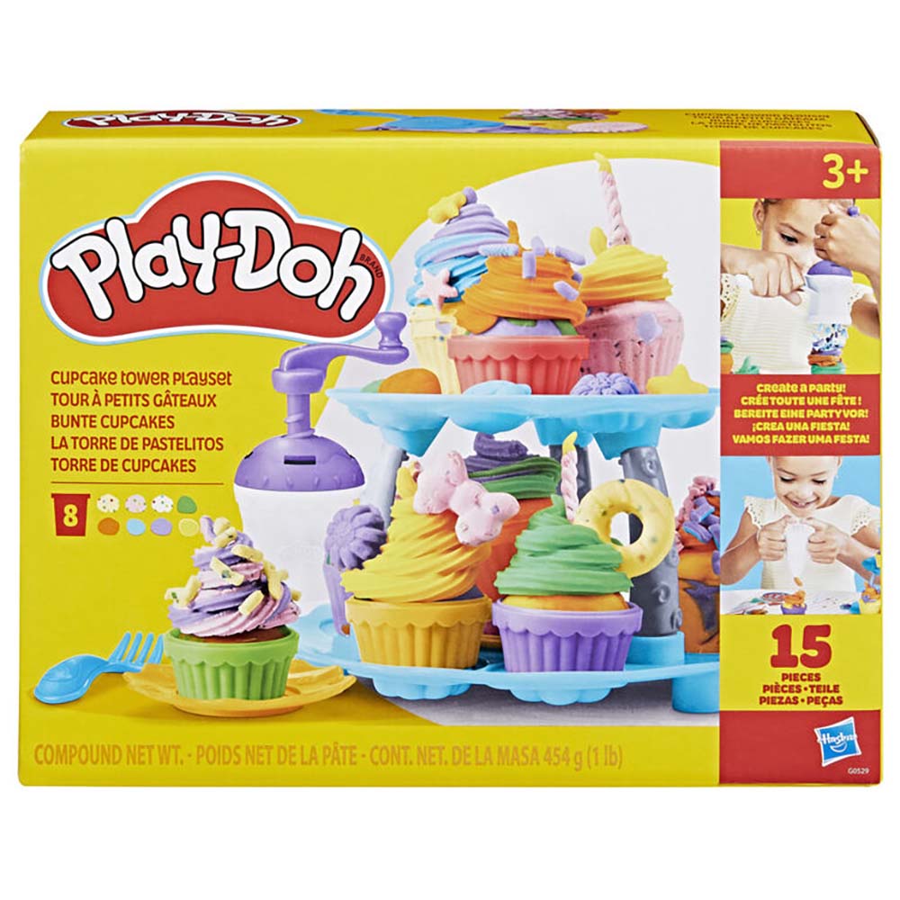 Play-Doh La Torre de Pastelitos G0529, masas y moldeo