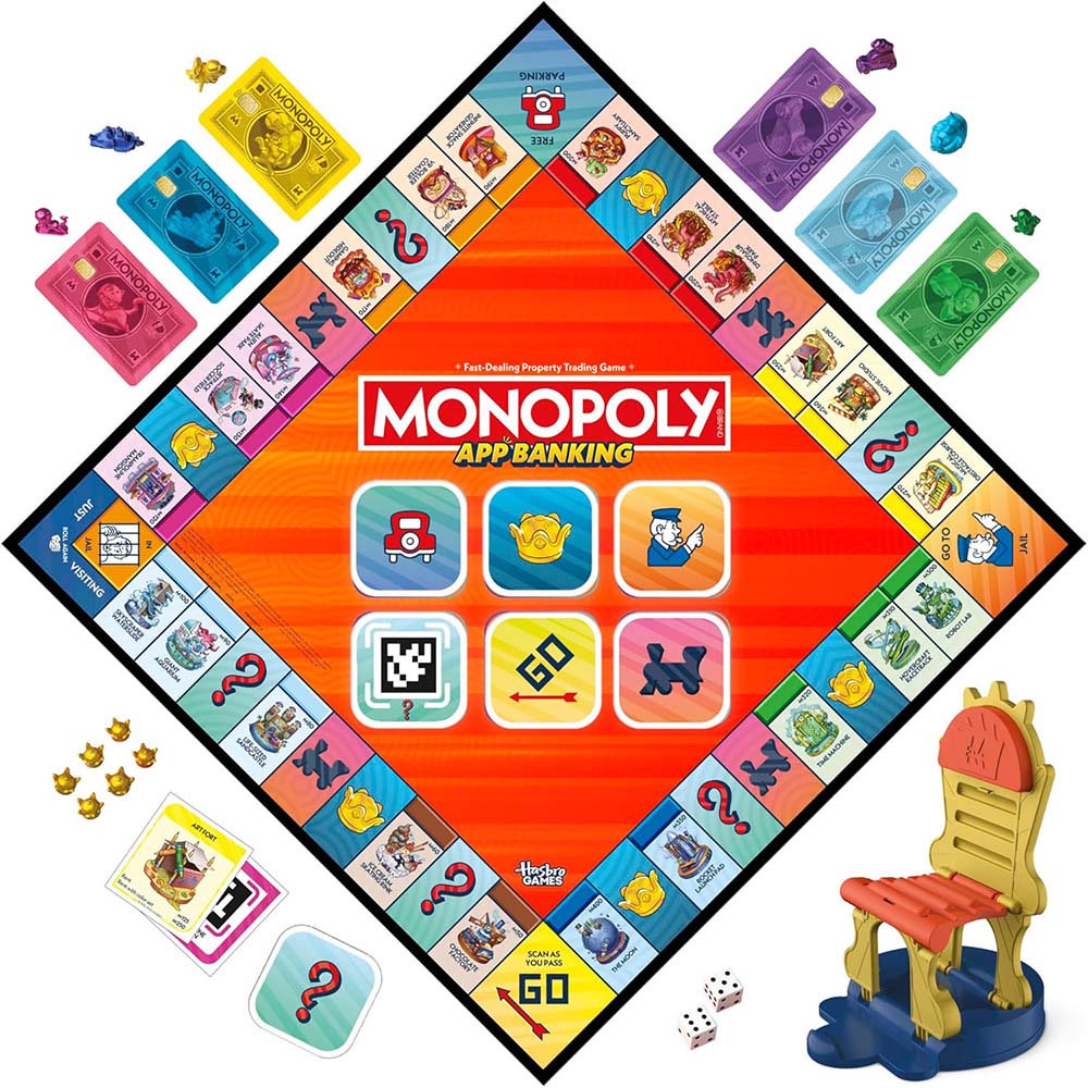 Monopoly App Banking Juego de Mesa G1424