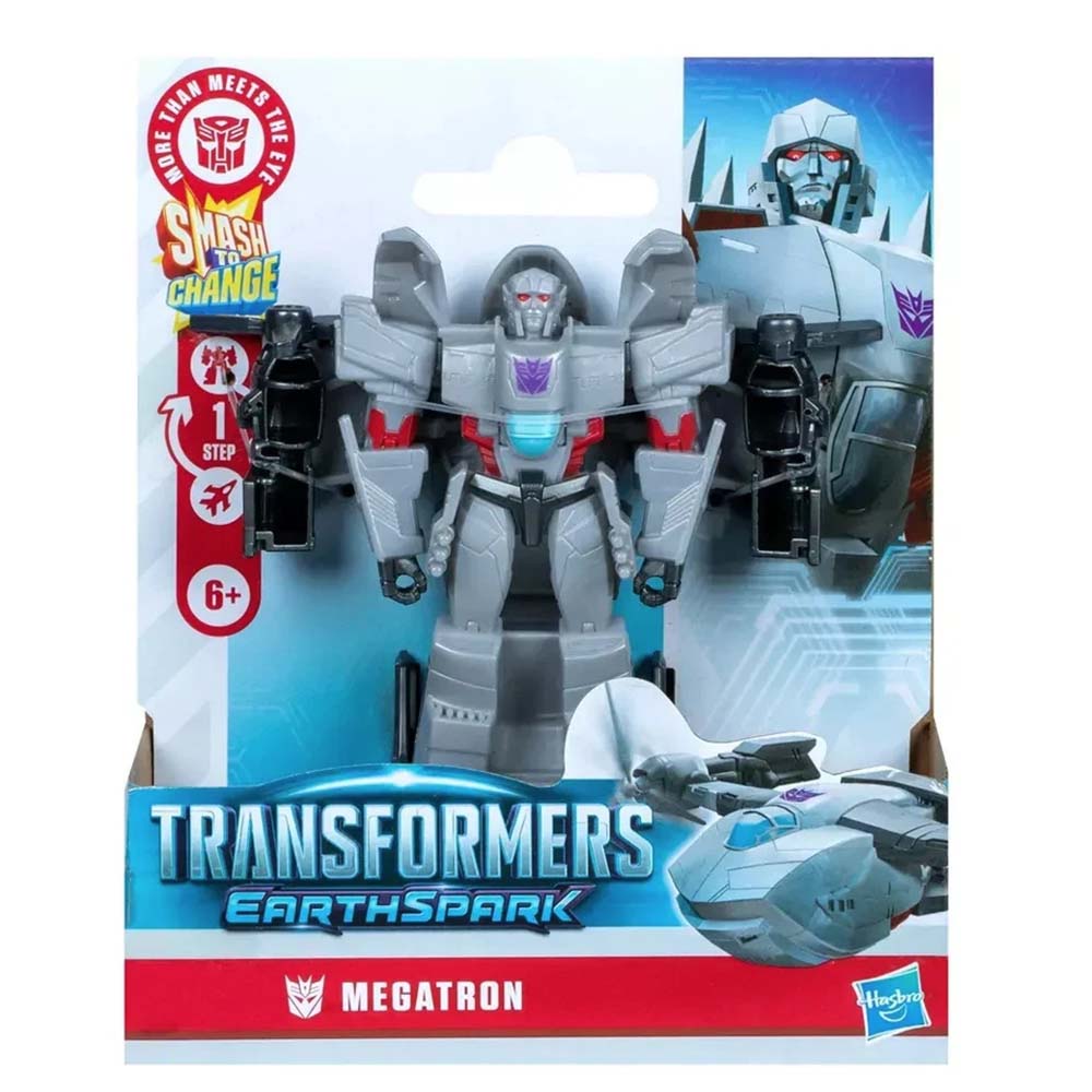 Transformers EarthSpark Smash Changer – Optimus Prime De 10 Cm, Transformación Con Un Giro