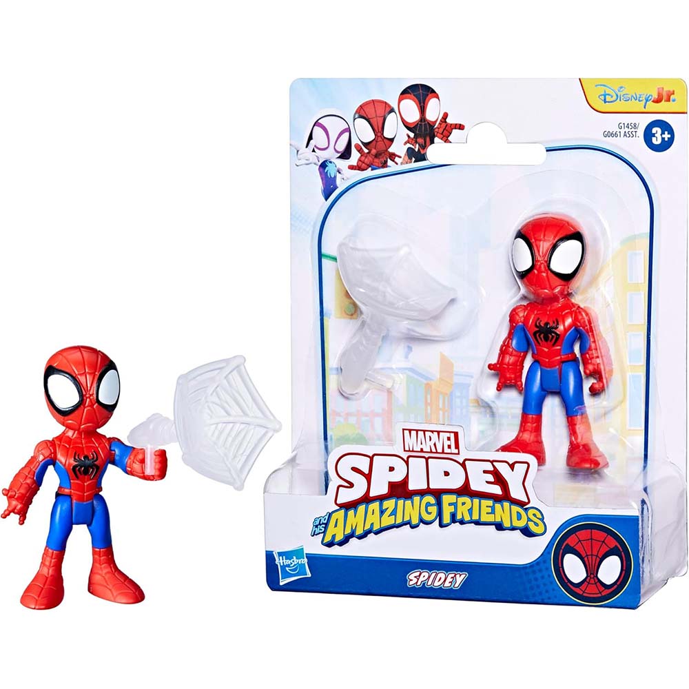 Marvel Spidey and His Amazing Friends Figura de Acción Spidey G1458, figuras de acción