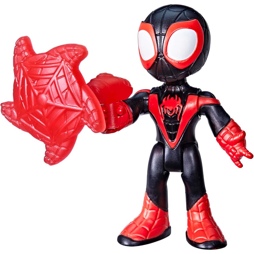 Marvel Spidey and His Amazing Friends Figura de Acción Miles Spin Morales G1459, figuras de acción