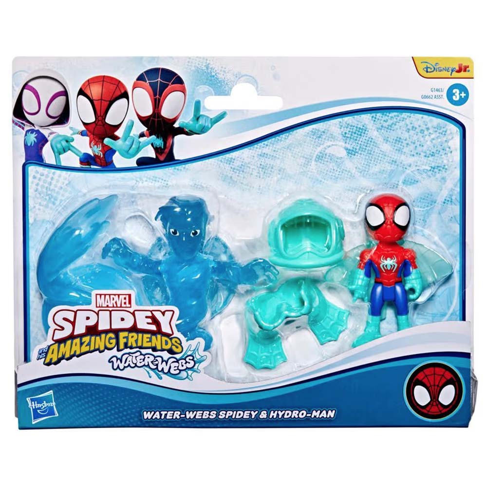 Marvel Spidey and his Amazing Friends Water-Webs Spidey & Hydro-Man G1463, figuras de acción