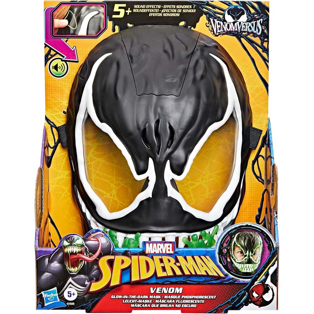 Marvel: Spider-Man Venom Versus Feature Glows-In-The-Dark Mask G1828
