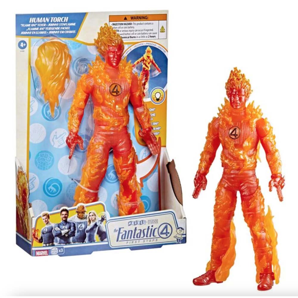 Figura Marvel Fantastic Four – Antorcha Humana G1890, figuras de acción