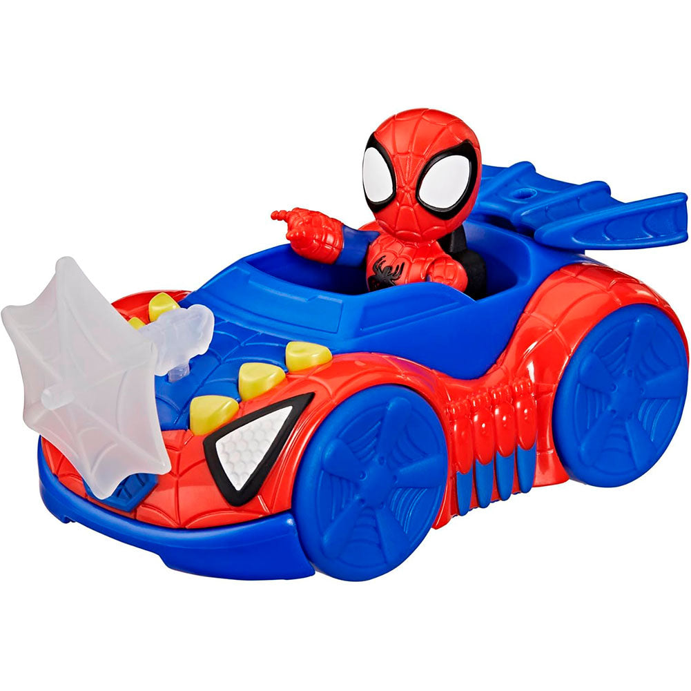 Spidey and His Amazing Friends Bólido Arácnido Set de Juego G2461, figuras de acción