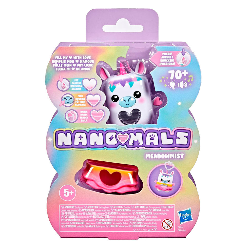 Hasbro Nano-mals Mascota Electrónica Meadowmist la Unicornio G1880