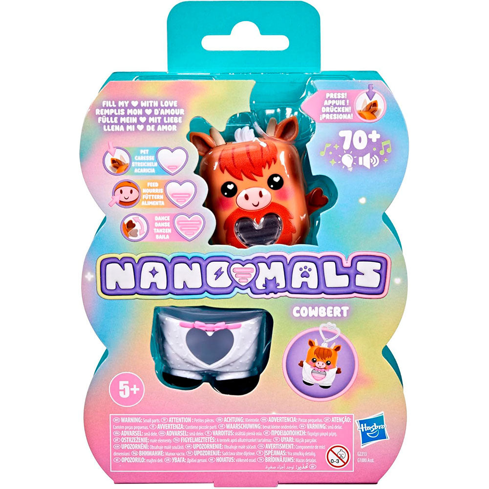 Hasbro Nano-mals Mascota Electrónica Cowbert el Toro de montaña G1880