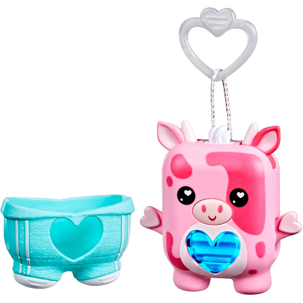 Hasbro Nano-mals Mascota Electrónica Mootilda la Vaca Rosa G1880, juguetes interactivos
