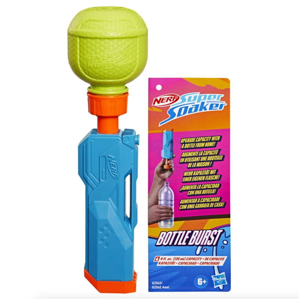 Nerf Super Soaker Bottle Burst Azul G2562, lanzadores de agua