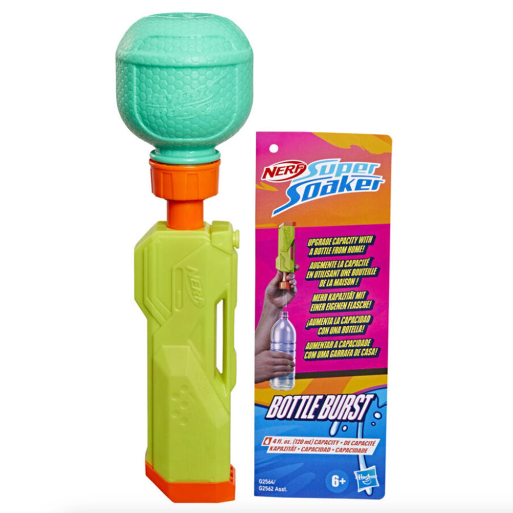 Nerf Super Soaker Bottle Burst Verde G2562, lanzadores de agua