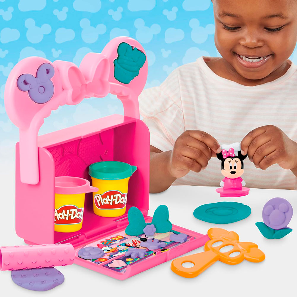 Play-Doh Minnie Mouse Panadería sobre la Marcha G2326, masas y moldeo