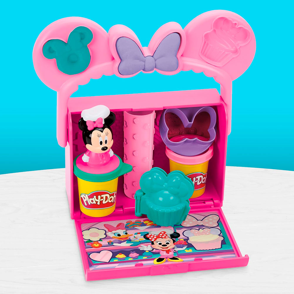 Play-Doh Minnie Mouse Panadería sobre la Marcha G2326, masas y moldeo
