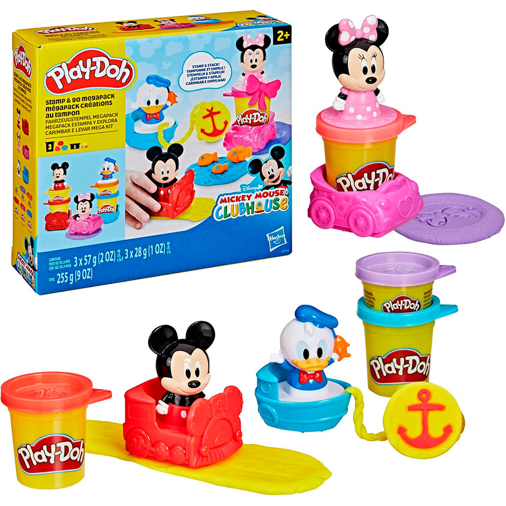 Play-Doh Disney Junior Megapack Estampa y Explora G3110