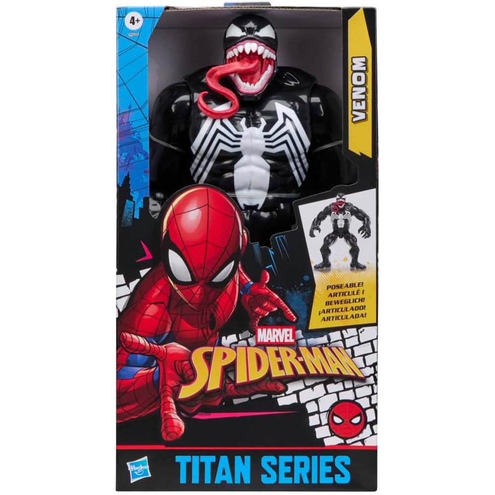 Marvel Spider-Man Titan Series Deluxe Venom Figura de Acción 30 cm G2717
