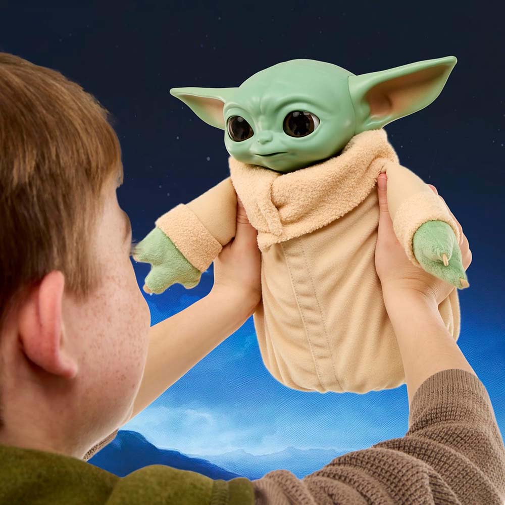Star Wars The Mandalorian – Grogu Interactivo con Sonidos y Movimientos G3088, juguetes interactivos