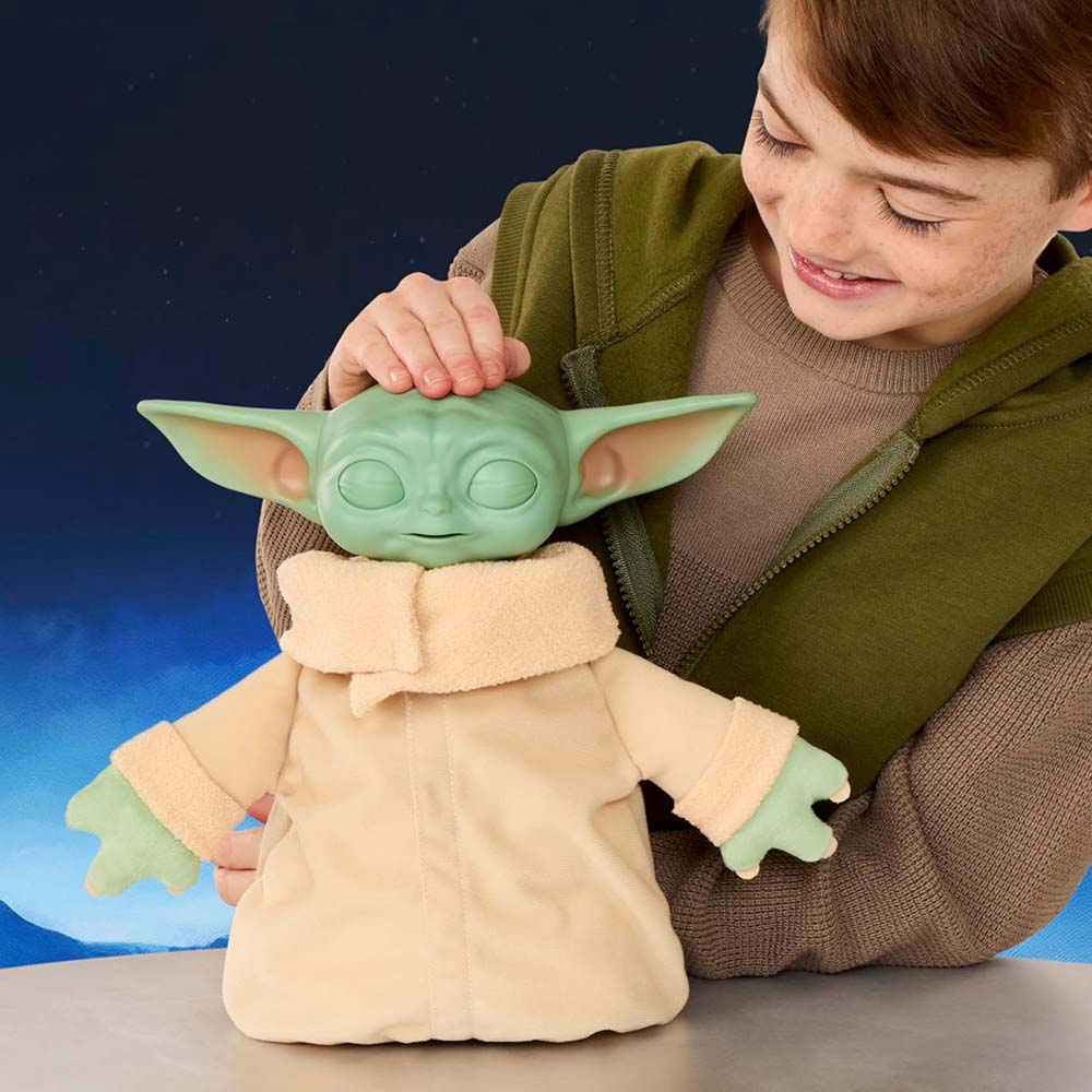 Star Wars The Mandalorian – Grogu Interactivo con Sonidos y Movimientos G3088, juguetes interactivos
