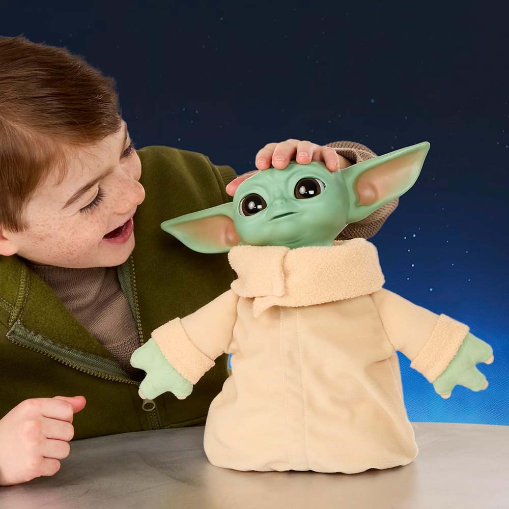 Star Wars The Mandalorian – Grogu Interactivo con Sonidos y Movimientos G3088, juguetes interactivos