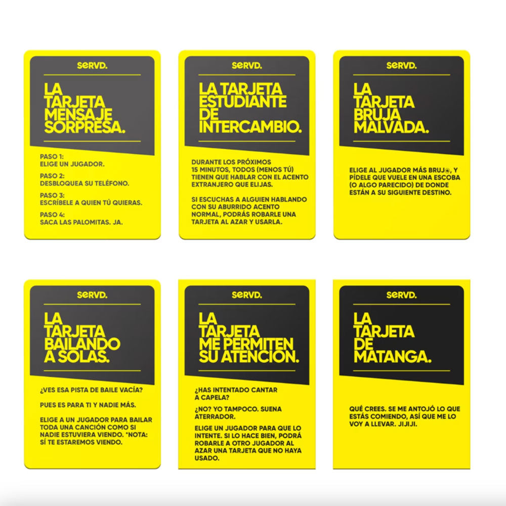SERVD Edición Amigos G3535, juegos de cartas